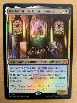 MTG 1x FOIL Karlov of the Ghost Council # 193 Ravnica Remastered Magic the x1 NM - Image 1