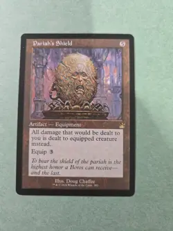 Pariah's Shield (Retro Frame) #393 - Ravnica Remastered MTG - NM - Image 1