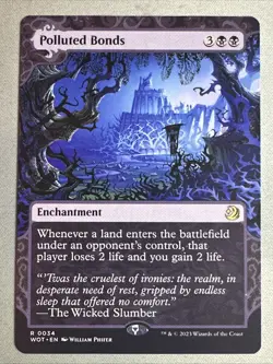 MTG / Polluted Bonds / WOT / #34 / Regular / Rare / NM - Image 1