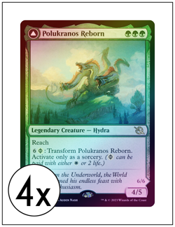 4x Polukranos Reborn, Foil, Magic the Gathering, MTG NM - Image 1