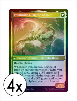 4x Polukranos Reborn, Foil, Magic the Gathering, MTG NM - Image 2
