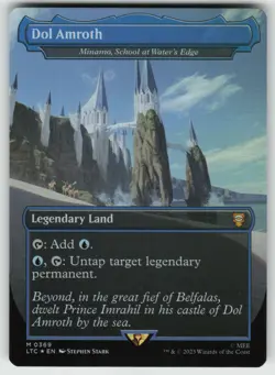 MTG Dol Amroth - Minamo, School at Water's Edge Foil Commander LOTR #369 NM - Image 1