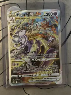 Pokemon TCG Mewtwo VSTAR GG44/GG70 Crown Zenith Galarian Gallery Holo Ultra Rare - Image 1