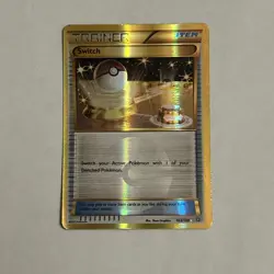 Pokemon TCG Switch XY Primal Clash Gold Secret Rare Card 163/160 - Image 1