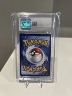 2025 Pokemon Gothitelle Black Star Promos White Flare Sticker Collection CGC 9 - Image 2