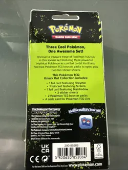 Knock Out Collection Shaymin, Zeraora & Marshadow - Pokemon Sealed - Image 4