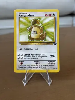 Rare Pokemon Kangaskhan 21/64 Jungle Highlighter Ink Error - Image 1