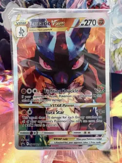 Pokemon TCG Lucario VSTAR Promo Crown Zenith SWSH291 Sealed, Near Mint/Mint - Image 2