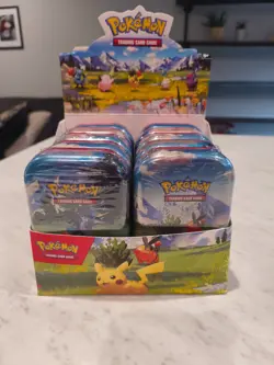 Pokemon TCG Ascended Heroes MINI TIN Open DISPLAY BOX Factory Sealed 10x Tins - Image 1