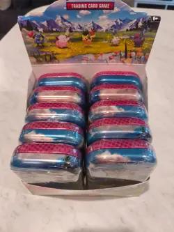 Pokemon TCG Ascended Heroes MINI TIN Open DISPLAY BOX Factory Sealed 10x Tins - Image 2
