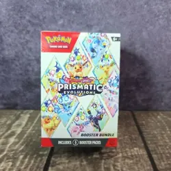 Pokemon TCG Scarlet & Violet Prismatic Evolutions Booster Bundle 6 Packs Sealed - Image 1