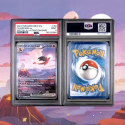 2023 POKEMON MEW EN-151 | SPECIAL ILLUSTRATION RARECHARIZARD EX 199 PSA 9 MINT - Image 2