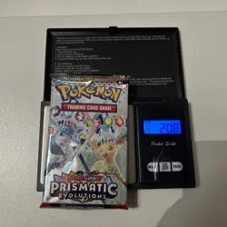 Prismatic Evolutions Booster Pack Pokemon - Heavy Pack 20.8 grams - Image 1
