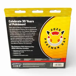 Pokemon Day 2026 Collection Box / Pikachu 30th Anniversary Promo Factory Sealed - Image 4