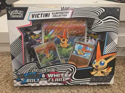 Pokemon Black Bolt & White Flare Victini Illustration Collection Box SV [SEALED] - Image 1