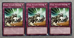 Final Attack Orders LDK2-ENK34 (x3) Legendary Decks II Unlimited Edition NM - Image 1
