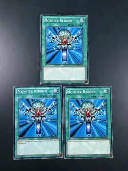 Yugioh - Monster Reborn X3 Playset - Common - 1st - Mixed Sets - Image 1
