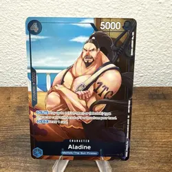 OP14-043 Aladine Dash Pack R Full Art One Piece TCG English Card - Image 1
