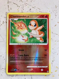 CHARMANDER LV. 8 82/132 SECRET WONDERS REVERSE HOLO POKEMON CARD LP - Image 1