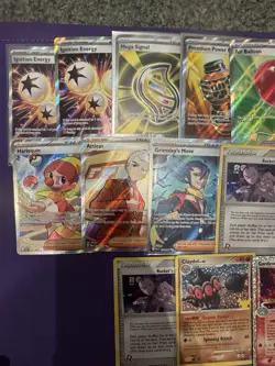 LOT OF 16 POKEMON CARDS CELEBRATIONS, FULL ART TRAINERS SCARLET AND VIOLET ERA - Image 2