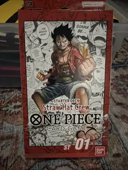 One Piece Card Game ST01-04 Starter Deck Set of 4 Decks SEALED English - Image 2