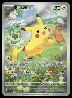 Pokemon Cards Pikachu 088 Scarlet & Violet Promo NM - Image 1