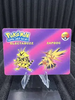 Vintage Pocket Monsters Vending Holo Prism - Bandai Nintendo 1999 Pokemon Card - Image 2