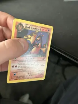 Wizards Dark Charizard Rare 80 HP 21/82 Team Rocket Regular Pokemon Card - Image 3