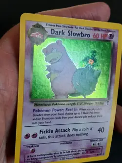 Pokemon TCG Dark Slowbro Holo Rare Card 8/110 Legendary Collection 2002 - Image 3