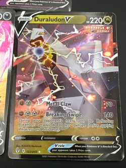 Pokemon Duraludon V 122/203 ** MewTwo SWSH223 ** Drapion 118/196 (3 card lot) - Image 4
