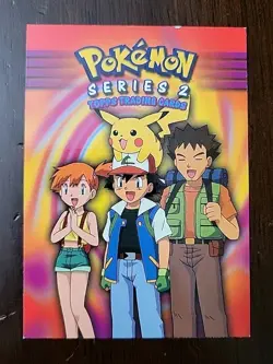 LP! Pokemon Series 2 Checklist Card Topps Blue Label Logo - Image 1