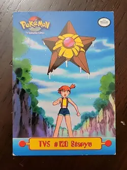 HP! Pokemon TCG - TV5 #120 Staryu - Topps TV Animation Series 1 Puzzle Card - Image 1