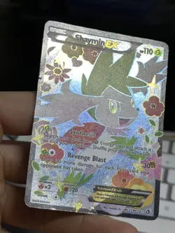 #3 Shaymin EX RC21/RC25 Legendary Treasures 2013 Radiant Full Art Pokemon Card - Image 5