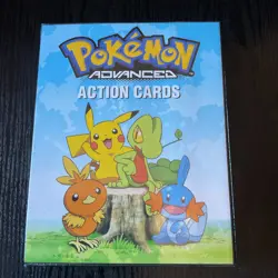 Official 2004 Pokemon Advanced Action Card Folder 100/108 MINT CONDITION - Image 1