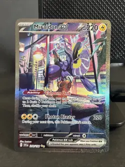 Pokemon TCG Miraidon EX Scarlet & Violet Holo Ultra Rare Card 244/198 Miraidon - Image 1