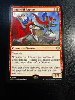 Wrathful Raptors Lost Caverns of Ixalan Regular LP MTG - Image 1