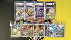 4 CGC 10 Slab + VSTAR God Pack Pokemon Lot - Image 1