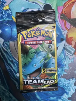 Pokemon TCG Sun&Moon Team Up Mini Booster Long Pack Venusaur Celibi Sealed 7.42G - Image 3