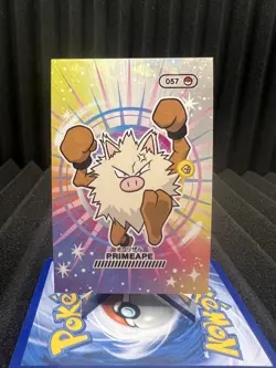 Primeape #57 - Cracked Ice Holo - Pokemon Pocket Book 2024 - NM - Image 1
