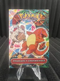 Primeape & Charmander #E6 - Spotlight Holo - Pokemon Electric Peru - Image 1