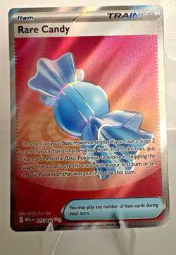 Pokemon TCG Rare Candy 175/132 Me01: Mega Evolution Holo- Pack Fresh - Mint - Image 1