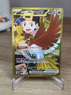 Ethan’s Ho-Oh ex Gold Secret Rare 239/182 Destined Rivals Pokemon Hyper Rare NM - Image 3