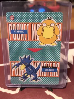 Vintage Pokemon Pocket Monsters Psyduck, Diglett Vending Holo Prism 1999 - Image 2