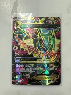 Pokemon M Rayquaza EX 105/108 Full Art – Roaring Skies – Lightly Played - Image 1