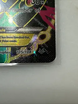 Pokemon M Rayquaza EX 105/108 Full Art – Roaring Skies – Lightly Played - Image 4