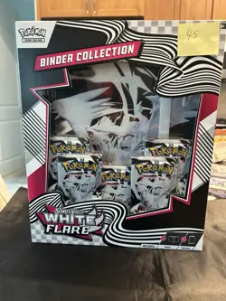 Pokemon TCG: Scarlet & Violet - WHITE FLARE Binder Collection NEW FACTORY SEALED - Image 1