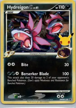 Pokemon TCG Hydreigon C SWSH138 SWSH Black Star Promos Holo NM - Image 1