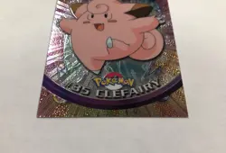 2000 Pokemon Topps Chrome CLEFAIRY #35 Foil TV Animation Series LP Refactor - Image 3
