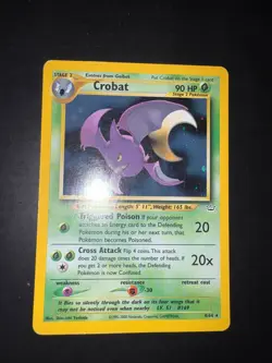 Pokemon TCG CROBAT 4/64 Neo Revelation - 2001 ENG Excellent - Image 1