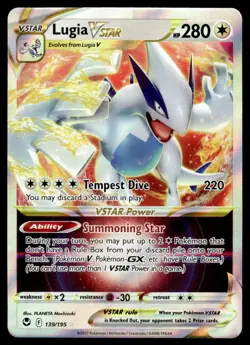 Pokemon TCG SWSH12: Silver Tempest #139/195 Lugia VSTAR NM - Image 1